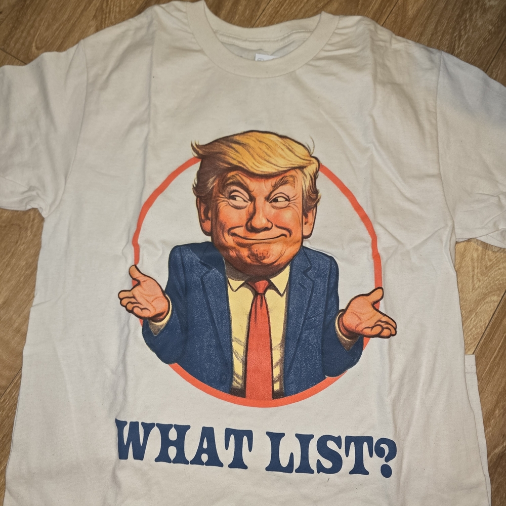 Spencer's Cream Graphic Tee with Blue and Orange Design